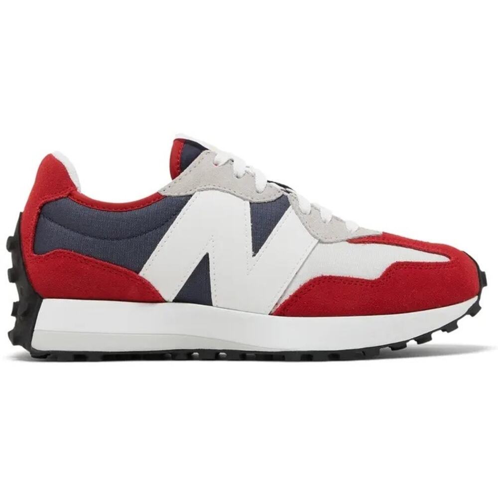 New Balance Women's Red White Navy Retro Runner